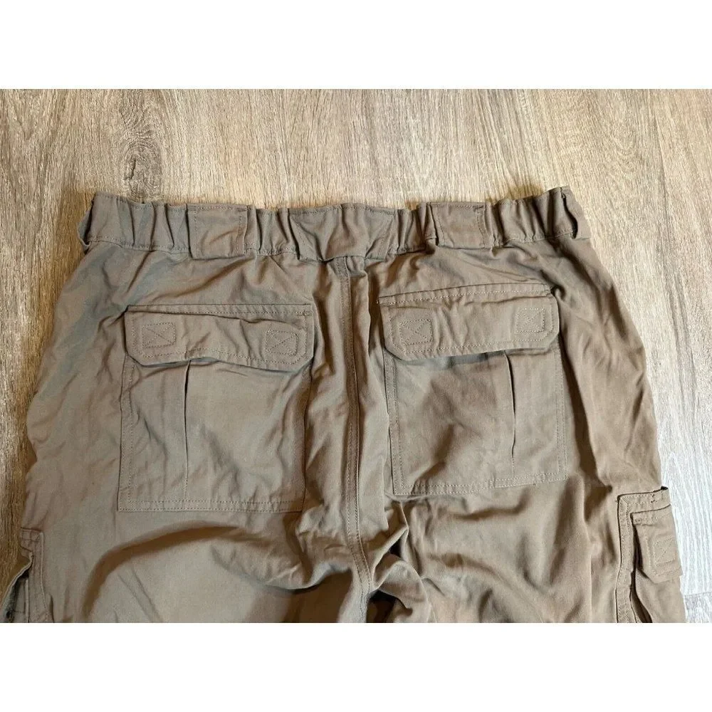 Duluth Trading Co Men's Nylon Outdoor Cargo Hiking Pant Beige XLx36